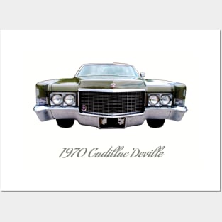 1970 Cadillac Deville Convertible Posters and Art